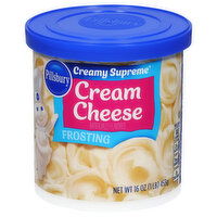 Pillsbury Frosting, Cream Cheese, 16 Ounce