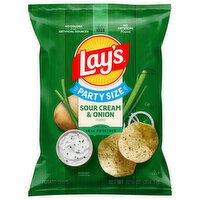 Lay's Sour Cream & Onion Flavored Potato Chips Party Size - 12.5 Ounce
