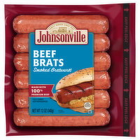 Johnsonville Beef Brats - 12 Ounce