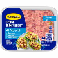Butterball 98%/2% Ground Turkey Breast - 16 Ounce