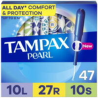 Tampax Pearl Tampons Trio Multipack, L/R/S - 47 Each