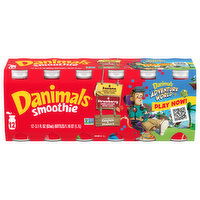 Danimals Smoothie, Banana/Strawberry - 12 Each