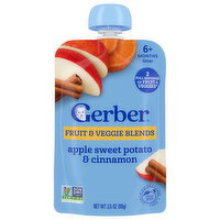 Gerber 6+ Months Sitter Apple Sweet Potato & Cinnamon Fruit & Veggie Blends