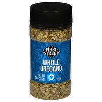 First Street Oregano, Whole - 0.5 Ounce