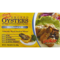 Polar Whole Fancy Smoked Oysters 3 oz, 3 Ounce