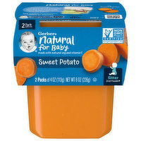 Gerber Sweet Potato, Sitter 2nd Foods, 2 Pack, 2 Each