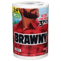 Brawny White 3-Ply Mega Roll Paper Towels - 1 Each