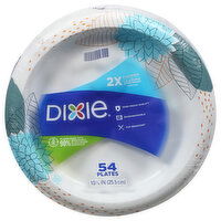 Dixie Plates, 10.0625 Inches - 54 Each