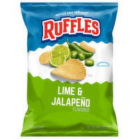 Ruffles Potato Chips, Lime & Jalapeno Flavored