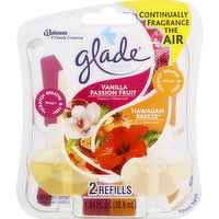 Glade Scented Oil Refill, Hawaiian Breeze/Vanilla Passion Fruit, 2 Each