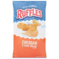 Ruffles Potato Chips, Cheddar & Sour Cream Flavored