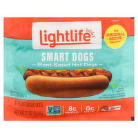 Lightlife Hot Dogs, Plant-Based - 8 Each