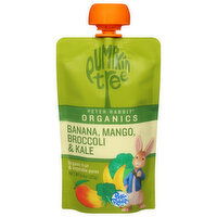 Pumpkin Tree Fruit & Vegetable Puree, Organic, Banana, Mango, Broccoli & Kale - 4.4 Ounce