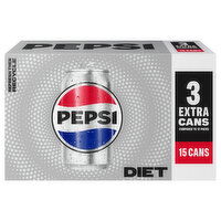 Pepsi Cola, Diet - 15 Each