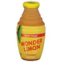 Wonder Melon 100% Juice, Organic, Lemon Ginger, Cold Pressed - 8.45 Fluid ounce