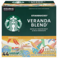 Starbucks K-Cup Pods Ground Arabica Veranda Blend Coffee