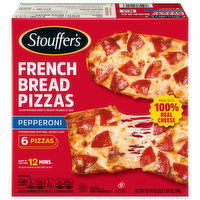 Stouffer's pizza bread,French Bread,Pepperoni - 6 Each