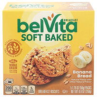 belVita Breakfast Biscuits, Banana Bread, Soft Baked, 8.8 Ounce