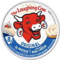 The Laughing Cow Creamy Original Spreadable Cheese Wedges - 8 Each
