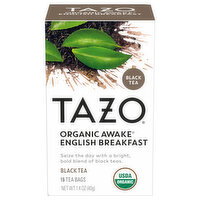 Tazo Organic Awake Tea Bags English Breakfast Black Tea - 16 Each