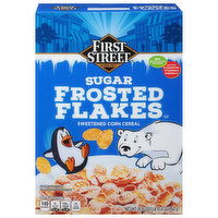 First Street Cereal, Sugar Frosted Flakes - 26.8 Ounce