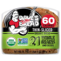 Dave's Killer Bread Bread, Organic, Thin-Sliced - 20.5 Ounce