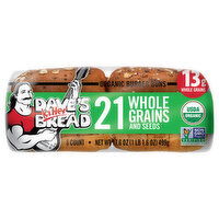 Dave's Killer Bread Burger Buns, 21 Whole Grains and Seeds, Organic, 8 Each