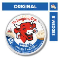 The Laughing Cow The Laughing Cow Creamy Original Spreadable Cheese Wedges, 8 pack (5.4 oz)