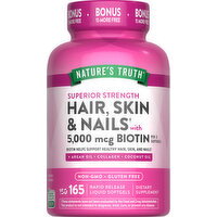 Nature's Truth Hair, Skin, Nails w/Biotin - 165 Each
