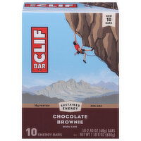 Clif Bar Energy Bars, Chocolate Brownie, 10 Each