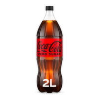 Coca-Cola Zero Sugar Soda Soft Drink, 2 Litre