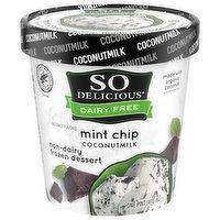 So Delicious Dairy Free Frozen Dessert, Non-Dairy, Mint Chip, Coconutmilk - 16 Ounce