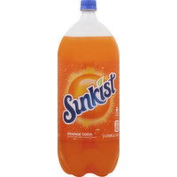 Sunkist Soda, Orange - 2 Litre