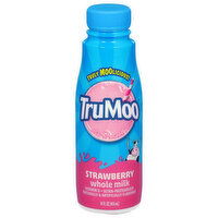 TruMoo Milk, Whole, Strawberry, 14 Fluid ounce