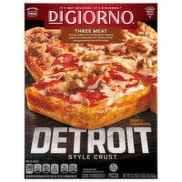 DiGiorno Pizza, Detroit Style Crust, Three Meat - 22.3 Ounce