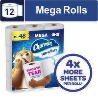 Charmin Charmin Toilet Paper Ultra Soft, 12 Mega Rolls - 12 Each
