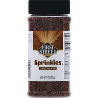 First Street Sprinkles, Chocolate, 11 Ounce