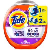 Tide Power Pods Laundry Detergent with Febreze 25 Ct Spring & Renewal - 25 Each