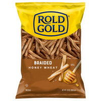 Rold Gold Pretzels, Honey Wheat, Braided - 10 Ounce