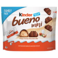 Kinder Bueno Chocolate Bite, Crispy Creamy, Mini, Family Pack - 9.5 Ounce