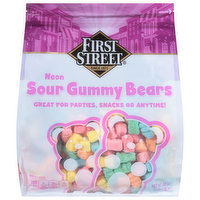 First Street Gummy Bears, Sour, Neon - 48 Ounce