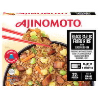 Ajinomoto Japanese Style Black Garlic Fried Rice with Seasoned Pork - 11 Ounce