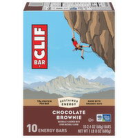 Clif Bar Chocolate Brownie Energy Bars - 10 Each