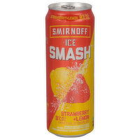 Smirnoff Ice Malt Beverage, Premium, Strawberry + Lemon - 23.5 Fluid ounce