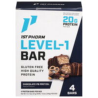 1st Phorm Gluten Free Chocolate PB Pretzel Level-1 Bar - 4 Each