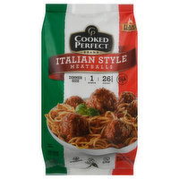 Cooked Perfect Meatballs, Italian Style, Dinner Size - 26 Ounce