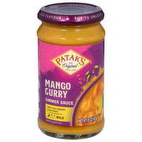 Pataks Simmer Sauce, Mango Curry, Mild - 15 Ounce