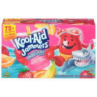 Kool-Aid Juice Drink, Sharkleberry Fin, Strawberry Orange Punch - 10 Each