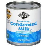 First Street Sweetened Homogenized Condensed Milk - 14 Ounce