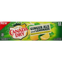 Canada Dry Ginger Ale and Lemonade, 12 Pack - 12 Each